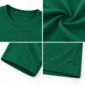 Men's Solid <b>Green</b> Short Sleeve O-Neck Cotton <b>T</b>-<b>Shirt</b> Regular Fit Casual Jersey Knit <b>Plain</b> Dyed - Product Image 4