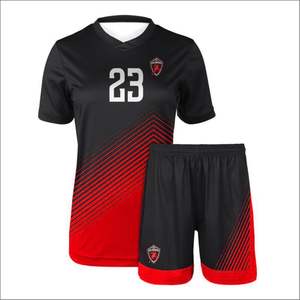 Uniforme de Fútbol Personalizado con MOQ Bajo, Tela 100% Poliéster, Impresión por Sublimación, Tallas Grandes, Antibacteriano, Transpirable, Alta Calidad - Product Image 3