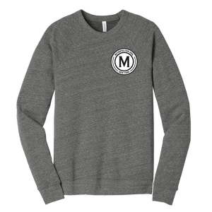 Women's Premium Winter Crew Neck Sweatshirt with Front Logo Printed Design Solid Polyester/Cotton Blend 340g Oversize Fit - Product Image 5