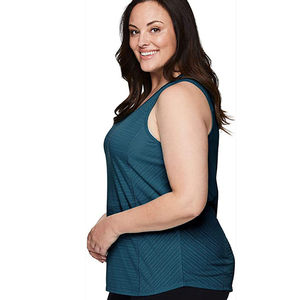 Blank <b>Women</b> Tank Tops <b>Singlet</b> Breathable Plus Size Polyester/Cotton O-Neck Solid Pattern High Quality Gym Wear Fitness - Product Image 4