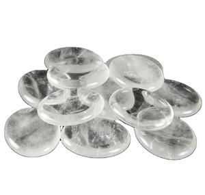 Piedra de Cuarzo Transparente Natural para el Pulgar, Cristal Curativo Natural, Piedra de Bolsillo para Reiki, Chakra y Meditación - Product Image 1