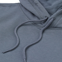 Sweat à capuche zippé en molleton tricoté surdimensionné pour homme, personnalisé en polyester/coton, avec logo sur mesure, anti-rétrécissement, décontracté, teint uni, vente en gros