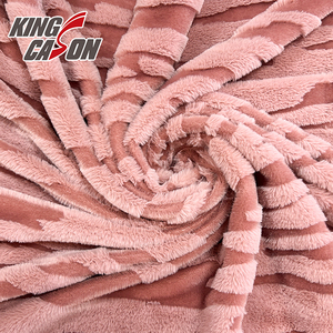 Kingcason 2025 Mới Nhất Mùa Đông Vải Kích Thước Khác Nhau Bền Mờ Fluffy Đầy Màu Sắc Polyester Jacquard Thỏ Lông Thảm Áo Khoác - Product Image 6