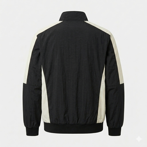 Conjunto Deportivo de Alta Calidad Personalizado con Sudadera con Cremallera de Algodón para Hombre, Chaqueta Cortavientos Ligera y Transpirable, Conjunto de Pantalones Cortos Casuales - Product Image 4