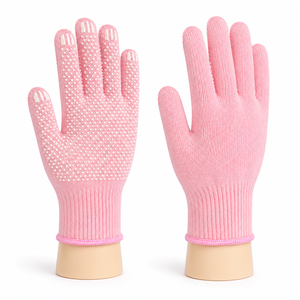 Gants en PVC à pois industriels, usage général, antidérapants, conçus pour une manipulation confortable, motif à pois durable, flexibles pour les mains - Product Image 3
