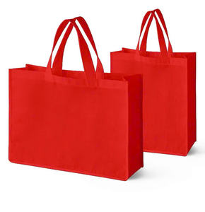 Custom Non Woven Fabric Shopping Tote Bag with Logo Print Reusable Eco Grocery Bag for Promotion Use - Product Image 3