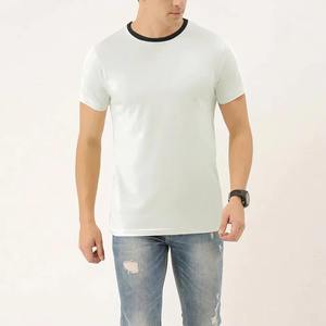 Camiseta de Algodón de Alta Calidad para Hombre, Logotipo Personalizado, Corte Informal y Relajado, Venta al por Mayor - Product Image 1
