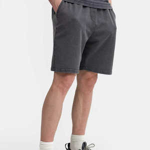 Double <b>Layer</b> Polyester Gym Mesh Shorts Front Men's <b>Mid</b> Waist Long Drawstrings Solid Pattern Pockets Quick Dry Breathable - Product Image 3