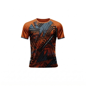 เสื้อยืดออกกำลังกายแบบซับลิเมชั่นสำหรับผู้ชาย แห้งเร็ว ระบายอากาศดี แขนสั้น เหมาะสำหรับวิ่ง ฟิตเนส เล่นกีฬา และฝึกซ้อม - Product Image 6