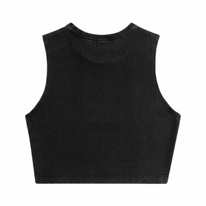 เสื้อครอปท็อปสีดำ ผ้าคอตตอนเจอร์ซีย์พรีเมียม 240 GSM แขนราแกลน ทรงเข้ารูป นุ่ม ระบายอากาศได้ดี ไม่ยับ แฟชั่นทันสมัย - Product Image 2