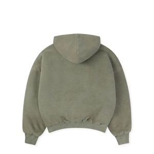 High Quality Colorful 100% Cotton Hoodies Custom Logo Plain Thick Heavyweight Oversized Hoodies Pullover Blank Hoodies - Product Image 2
