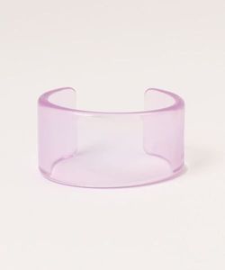 Handmade <b>Resin</b> Bangle Bracelet for Women Colorful Fashion Jewelry Lightweight Round Wrist Cuff - Product Image 1