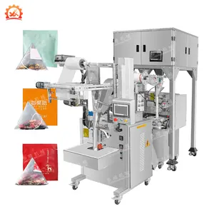 DCK-N high grade wholesale price instant automatic triangle small pyramidal inner and outer tea bag packing machine