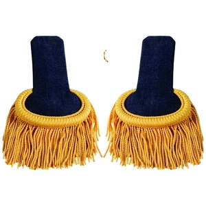 Épaulettes en viscose 2026 avec franges dorées, accessoires de décoration pour uniforme et robe de cérémonie - Product Image 6