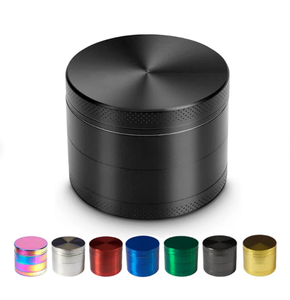 40mm & 50mm Grinders Metal Magnetich Natural Minimalist 3 Pieces Matte Herb Grinder Aluminum Herb Grinder Price - Product Image 2