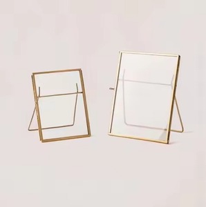 Classic Metal Glass Photo <b>Frame</b> Wall Display <b>Picture</b> <b>Frame</b> Home Interior Decor - Product Image 2