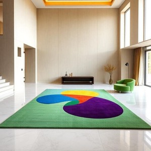 Alfombra Decorativa de Lujo, Hecha a Mano, de Lana, Diseño Abstracto, para Interiores y Exteriores, Decoración del Hogar, Alfombra Moderna con Patrón Abstracto - Product Image 1