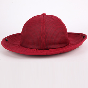 Custom Logo Men Women High Quality Quick Dry Polyester Safari Beach <b>Cap</b>,Fisherman Wide Brim String Mesh Bucket <b>Hat</b> - Product Image 2