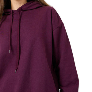 Sudadera con Capucha Extra Grande de Algodón Grueso Personalizada OEM para Mujer, Estilo Urbano, Sudadera de Invierno con Diseño de Cuello con Capucha - Product Image 5