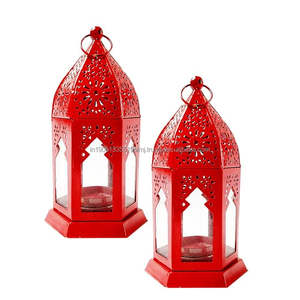 Lanterne en fer artisanale la plus vendue avec logo personnalisé, couleurs naturelles polies, décoration de Noël pour la maison, métal indien - Product Image 5