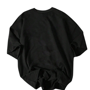 Camiseta de Hombre 100% Algodón, Holgada, Lisa, Informal, Estilo Urbano, Manga Corta, Cuello Redondo, Logotipo Personalizado en la Parte Delantera, Secado Rápido, Transpirable - Product Image 3