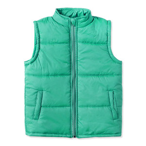 Chaleco Acolchado de Invierno para Hombre, Modelo 2026, Venta al Por Mayor, Alta Calidad, Personalizado, Poliéster/Algodón, Exterior de Cuero PU, Impermeable y Resistente al Viento - Product Image 1