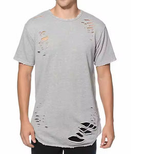 Camiseta de hombre 2026 al por mayor en línea, estilo oversize, desgastada, de algodón 100% de alto gramaje, vintage, streetwear, con lavado ácido y detalles de costura - Product Image 5