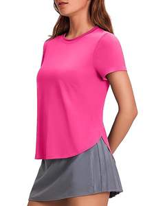 Camiseta Urbana para Mujer, Venta al Por Mayor, Logotipo Personalizado, Algodón de Alta Calidad, Camiseta Casual Lisa, Fábrica OEM ODM 2026 - Product Image 1