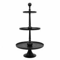 Plateau de service multicouche à motif floral, support à gâteau, présentoir à desserts pour célébrations, support à gâteau pour mariage, support à gâteau pour fête
