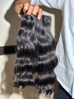 100% cuticules naturelles brutes non transformées alignées couleur naturelle sans enchevêtrement pas cher Extensions de cheveux vierges Remy