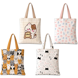 Reusable Cotton <b>Tote</b> <b>Bag</b> for Shopping, Beach, Travel & Work Durable Shoulder <b>Bag</b> with Long Straps - Product Image 2