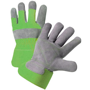 Gants de travail en cuir de vachette durable, robustes, pour travaux industriels et de construction, pour hommes - Product Image 6