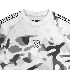 Women Fitness Rash Guard Shirts Custom Rash Guard BJJ Fabric Custom Free Design Polyester Sports Printed Shirts - Product Image 4