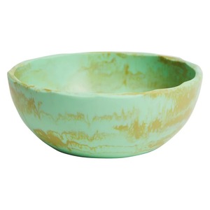 Bol à fruits en résine multicolore de haute qualité, poli, unique, fait main, vaisselle décorative, sans BPA, couleur et logo personnalisables - Product Image 1