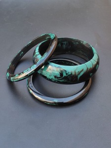 Modern <b>Resin</b> Bangles For Women Stylish Accessories Handmade Luxury <b>Resin</b> Bracelet For Women Designer Wear - Product Image 3