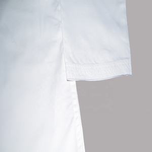 Uniformes de Taekwondo, cuello blanco, tela acanalada/pc - Product Image 3