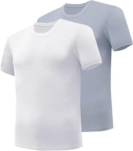 Wholesale <b>100</b>% <b>Polyester</b> Men's Compression Gym T-Shirts Casual Sports Running Sportswear with Muscle Design Knitted Fabric - Product Image 4