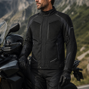 Factory Price Slim Fit Men Motorbike Racing Cardura <b>Jacket</b> Reflective Strips Ventilated <b>Summer</b> Textile <b>Motorcycle</b> Riding <b>Jacket</b> - Product Image 6