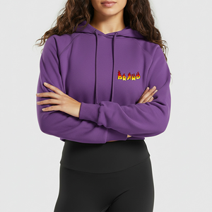 Sudadera Extra Grande para Mujer, Algodón Orgánico, Felpa Francesa, 350 GSM, Estilo Urbano de Lujo para el Mercado de EE. UU. y Europa - Product Image 4