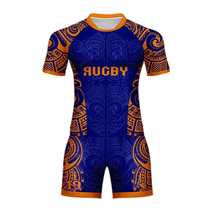 Tenue de rugby à séchage rapide, vêtements de sport pour l'entraînement, ensemble maillot et short de rugby, tissu polyester durable, uniforme de rugby pour jeunes - Product Image 4