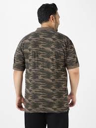 Polo Slim Fit pour Homme en Tissu Tricoté Anti-Plis Imprimé Camouflage – Idéal pour le Quotidien - Product Image 2