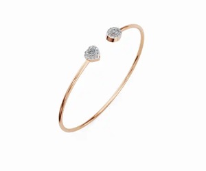 Forever Entwined Lab Grown Diamond Kada Bracelet 9kt 14kt 18kt Yellow <b>Rose</b> White <b>Gold</b> 0.970 Carat 32 Diamonds Luxury Jewelry - Product Image 4