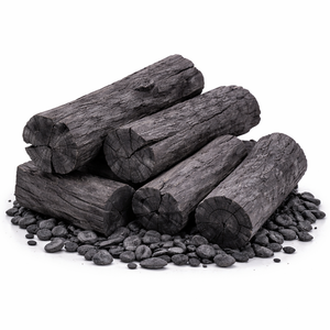 Charbon de bois noir de qualité supérieure du Vietnam, en forme de morceaux, longue durée de combustion, faible fumée, pour barbecue et cuisine en plein air - Product Image 1