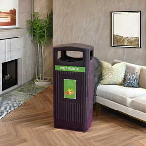 Cubo de Almacenamiento Rectangular de Madera, con Diseño de Animales Impresos, sin Tapa, Ecológico, Geométrico, 80L, para Interiores/Exteriores - Product Image 2