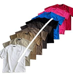 Camiseta estilo Unisex ropa Material de algodón mujeres hombres tamaño Color muestra personalizada diseño moda Oversize camiseta Vietnam - Product Image 1