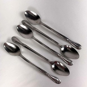 Stainless steel silver Plated with Embossed <b>flower</b> handle design modern look cutlery Set for restaurant wedding home hotel - Product Image 2