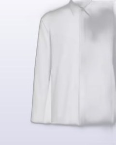 ANIMA <b>White</b> Bamboo Fiber Business <b>Shirt</b> <b>Long</b> <b>Sleeve</b> Office Wear - Product Image 1