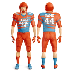 High Quality Custom Football Uniform Set Jersey <b>Pants</b> American Style Breathable Polyester <b>Mesh</b> Team Kit Sportswear Manufacturer - Product Image 1