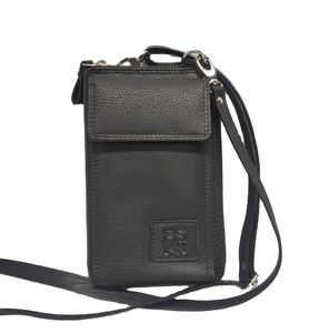 Genuine Leather Mobile Case Cover Single Shoulder <b>Sling</b> <b>Bag</b> Clutch Wholesale Supply Lady Style Polyester Lining Traveling Wallet - Product Image 1