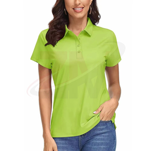 Camiseta Polo de Algodón Piqué 100% Personalizada al por Mayor para Mujer, Manga Corta, Marca Privada, Calidad de Exportación, Ropa de Fábrica - Product Image 4